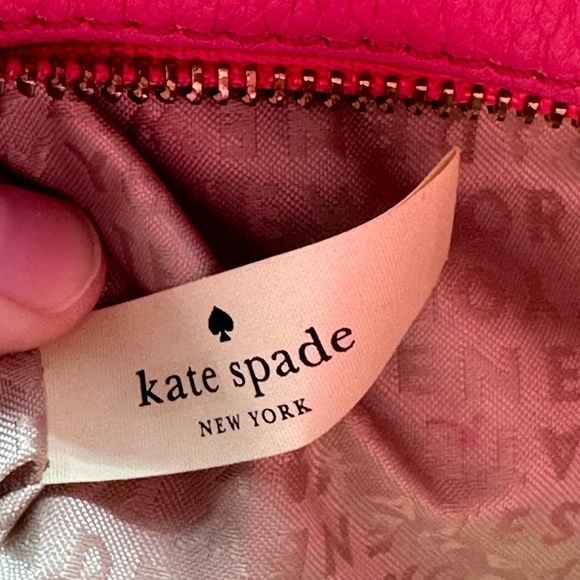 Kate Spade Pink Pebble Leather Boxy Handbag - Picture 11 of 16